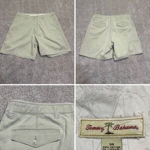 Tommy Bahamas mens chino shorts sz 34 summer shorts lightweight outdoor wear